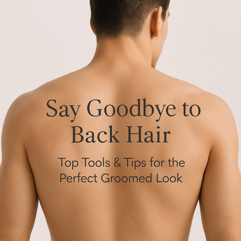 Say Goodbye to Back Hair: Top Tools and Tips for the Perfect Groomed Look