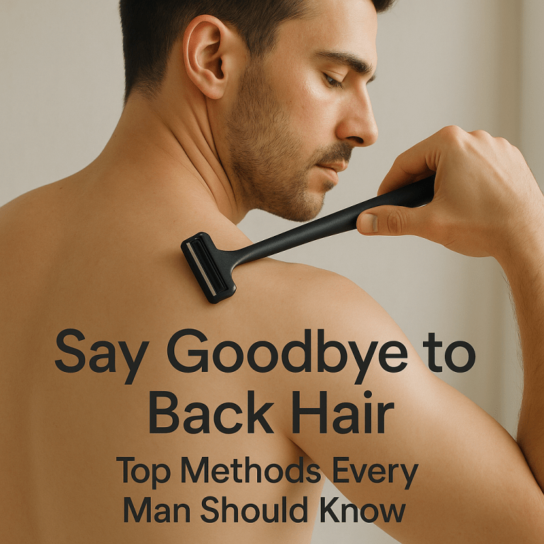 Say Goodbye to Back Hair: Top Methods Every Man Should Know