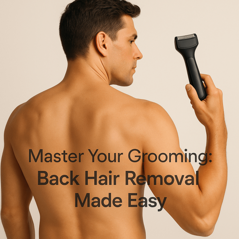 Mastering Back Hair Removal: Effective Grooming Tips for Men