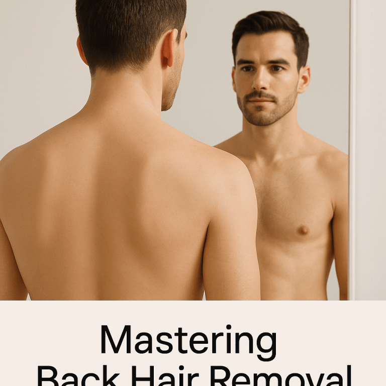 Mastering Back Hair Removal: A Comprehensive Guide for Men
