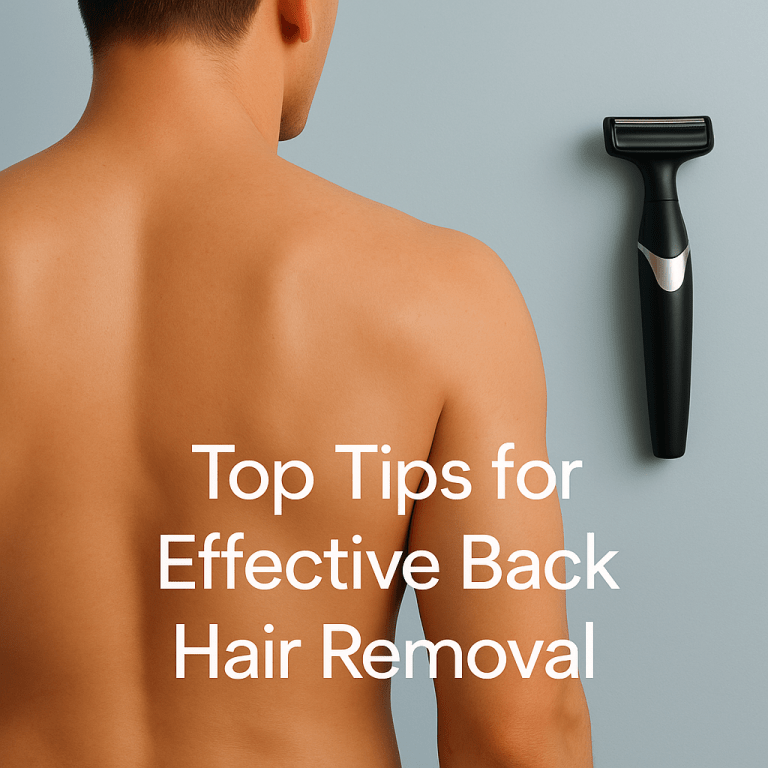 Top Tips and Tools for Effective Back Hair Removal for Men