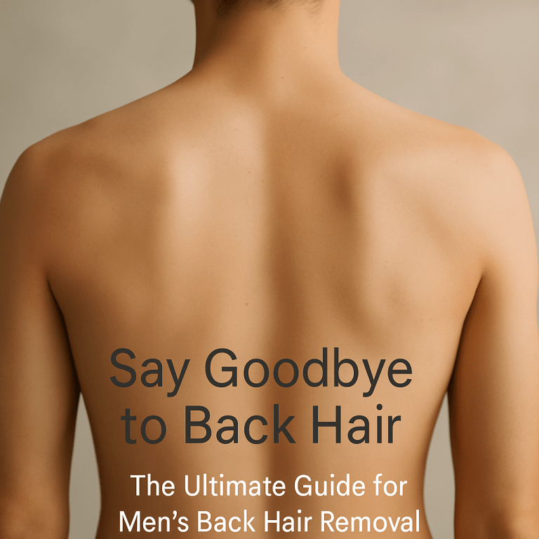 Say Goodbye to Back Hair: The Ultimate Guide to Men’s Back Hair Removal Solutions