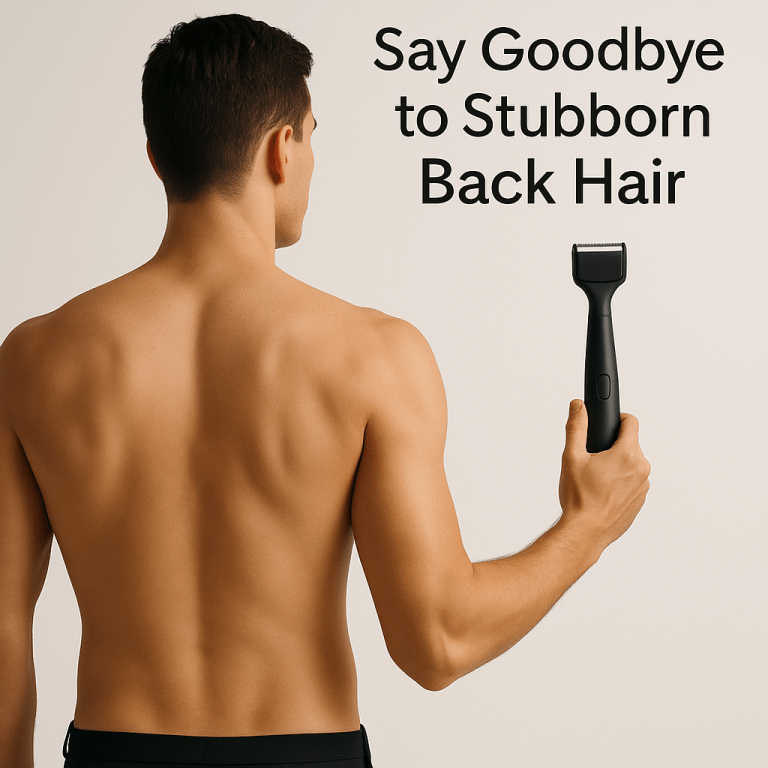 Say Goodbye to Stubborn Back Hair: Top Tools and Tips for Men’s Grooming