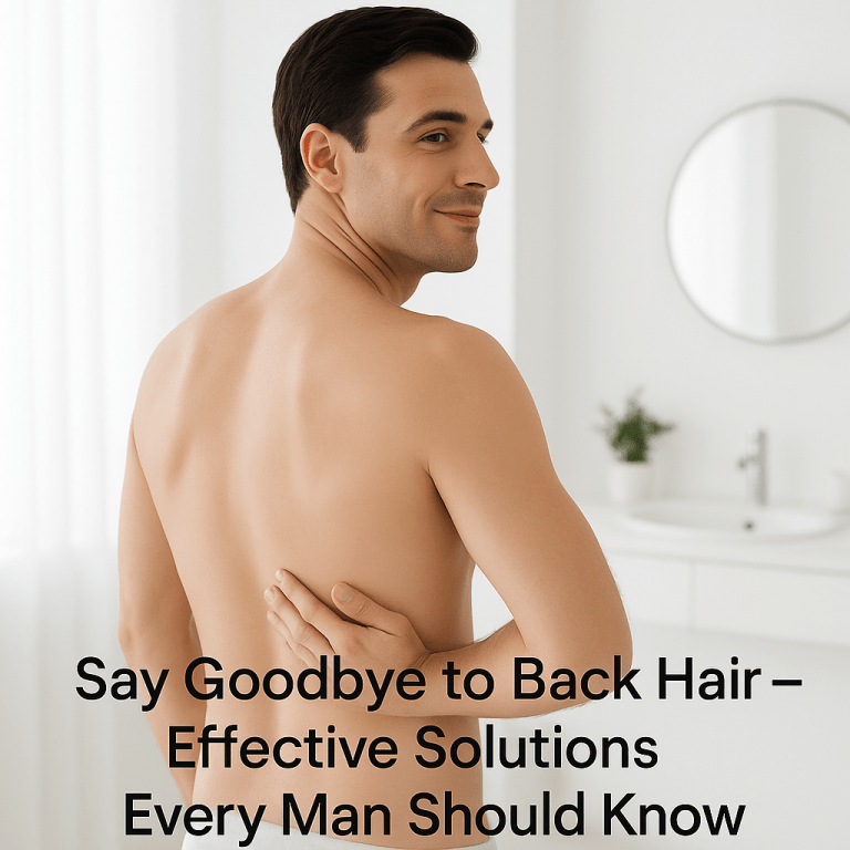 Say Goodbye to Back Hair: Effective Solutions Every Man Should Know