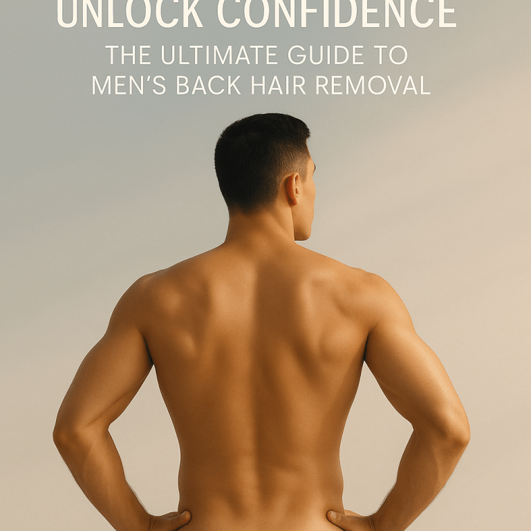 Unlock Confidence: The Ultimate Guide to Men's Back Hair Removal