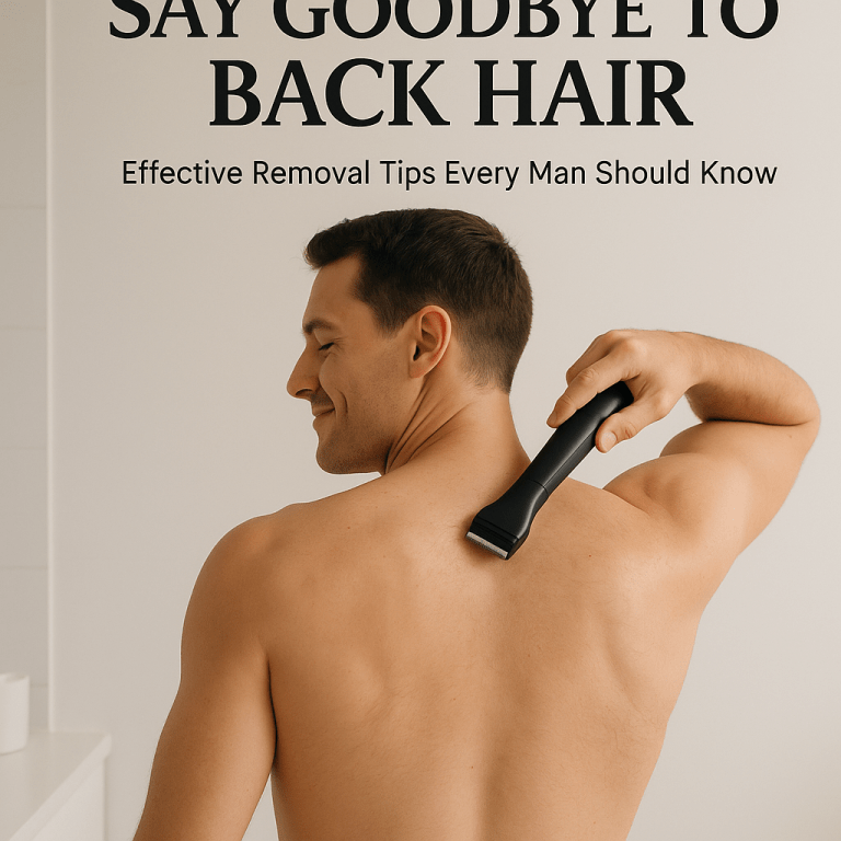 Say Goodbye to Back Hair: Effective Removal Tips Every Man Should Know
