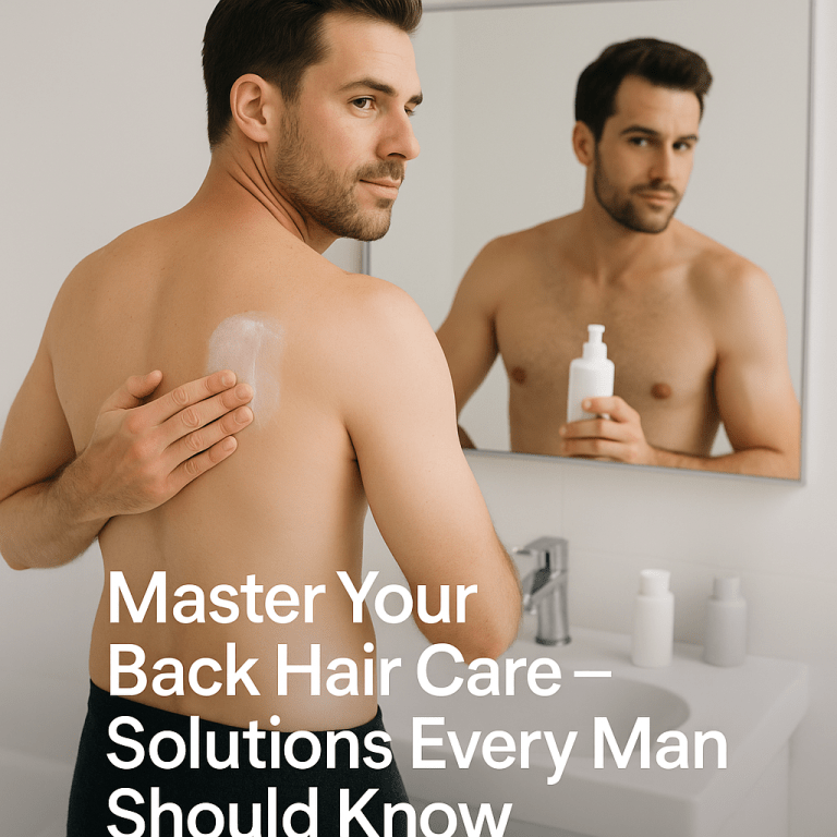 Mastering Back Hair Care: Effective Solutions Every Man Should Know