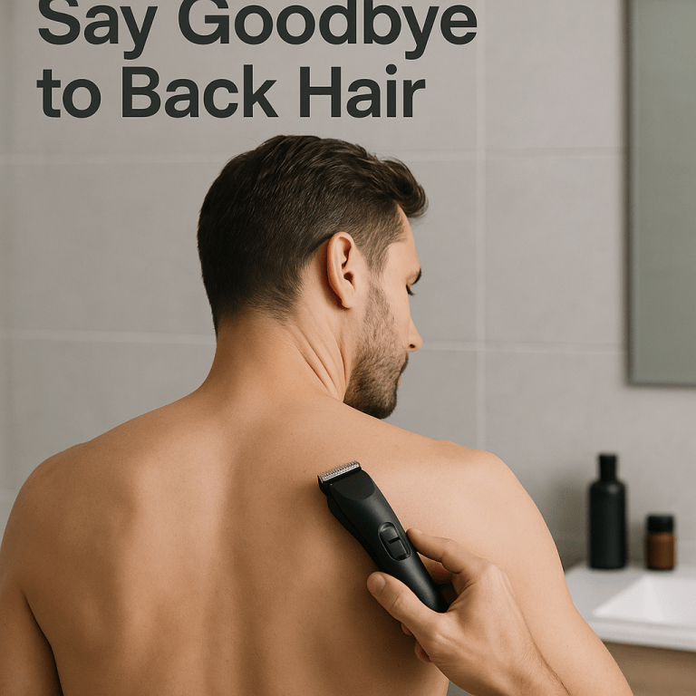 Say Goodbye to Back Hair: Effective Solutions for Men’s Grooming Challenges