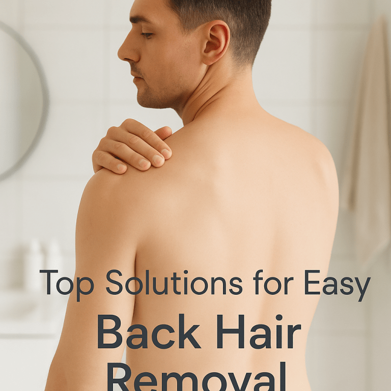 Top Solutions and Tips for Effective Back Hair Removal for Men