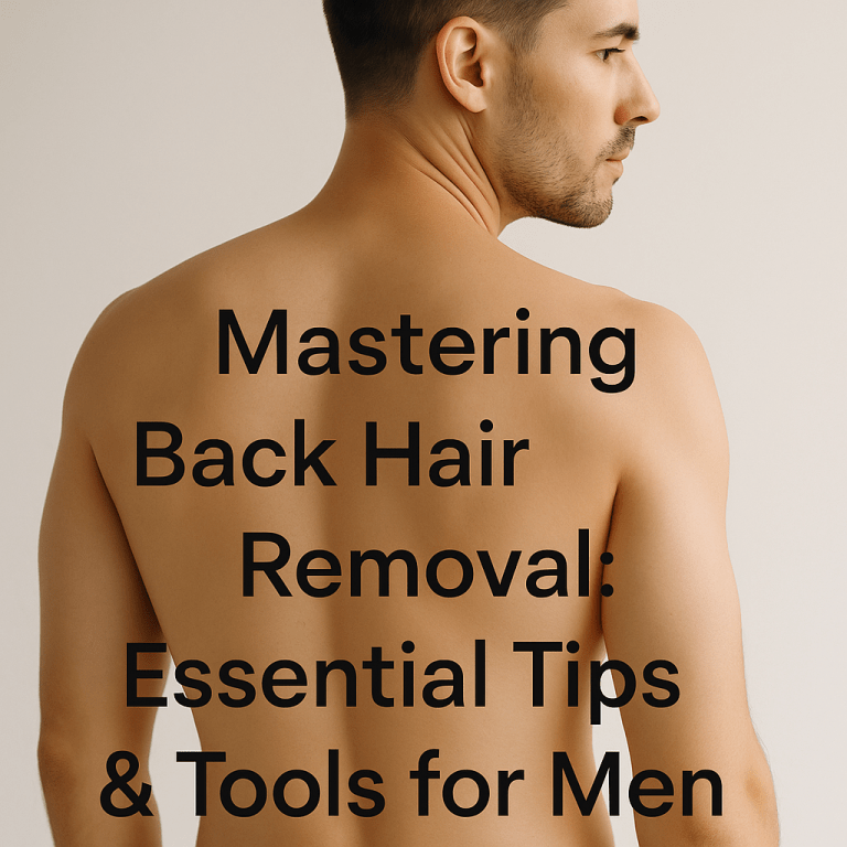 Mastering Back Hair Removal: Essential Tips and Tools for Men